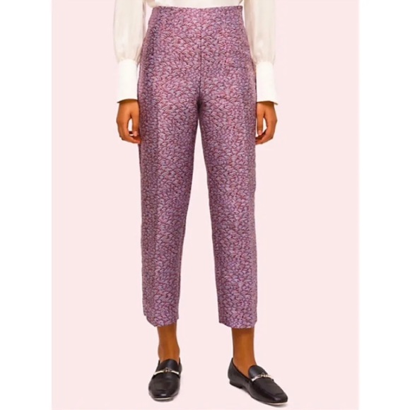Kate Spade “Party Bubbles” Jacquard Pants. Sz 14